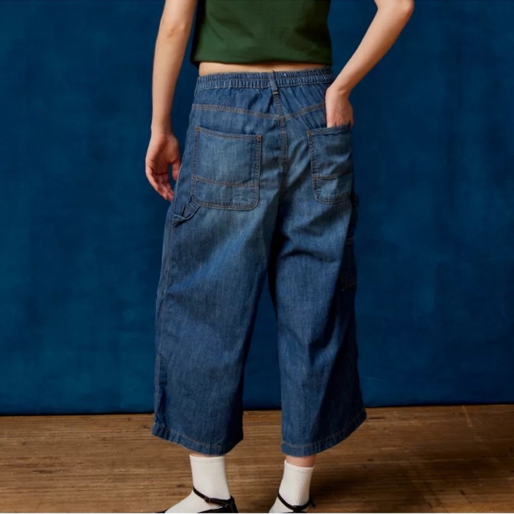 BDG | URBAN OUTFITTERS NWT Meg Carpenter Jeans cropped wide leg SZ 25 - Picture 2 of 8